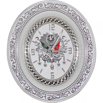 Oval Saat Armalı 32 x 37 cm